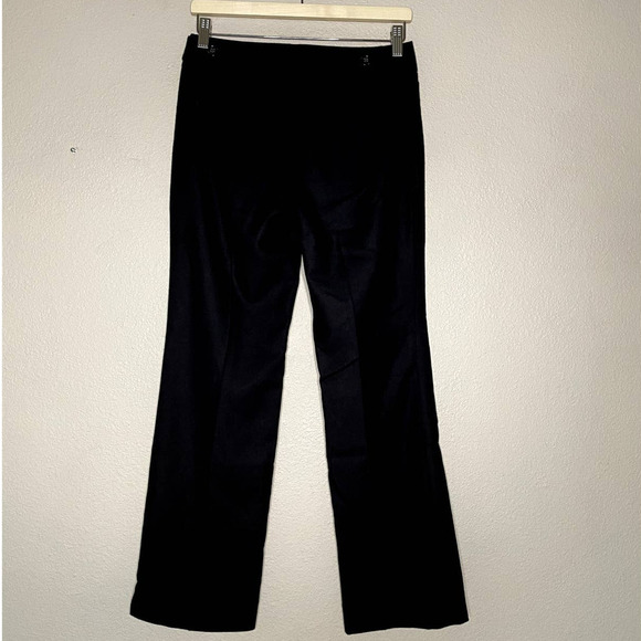 Banana Republic Pants Martin Fit Black Wool Blend Stretch Lined Timeless Sz 4P - Picture 2 of 12